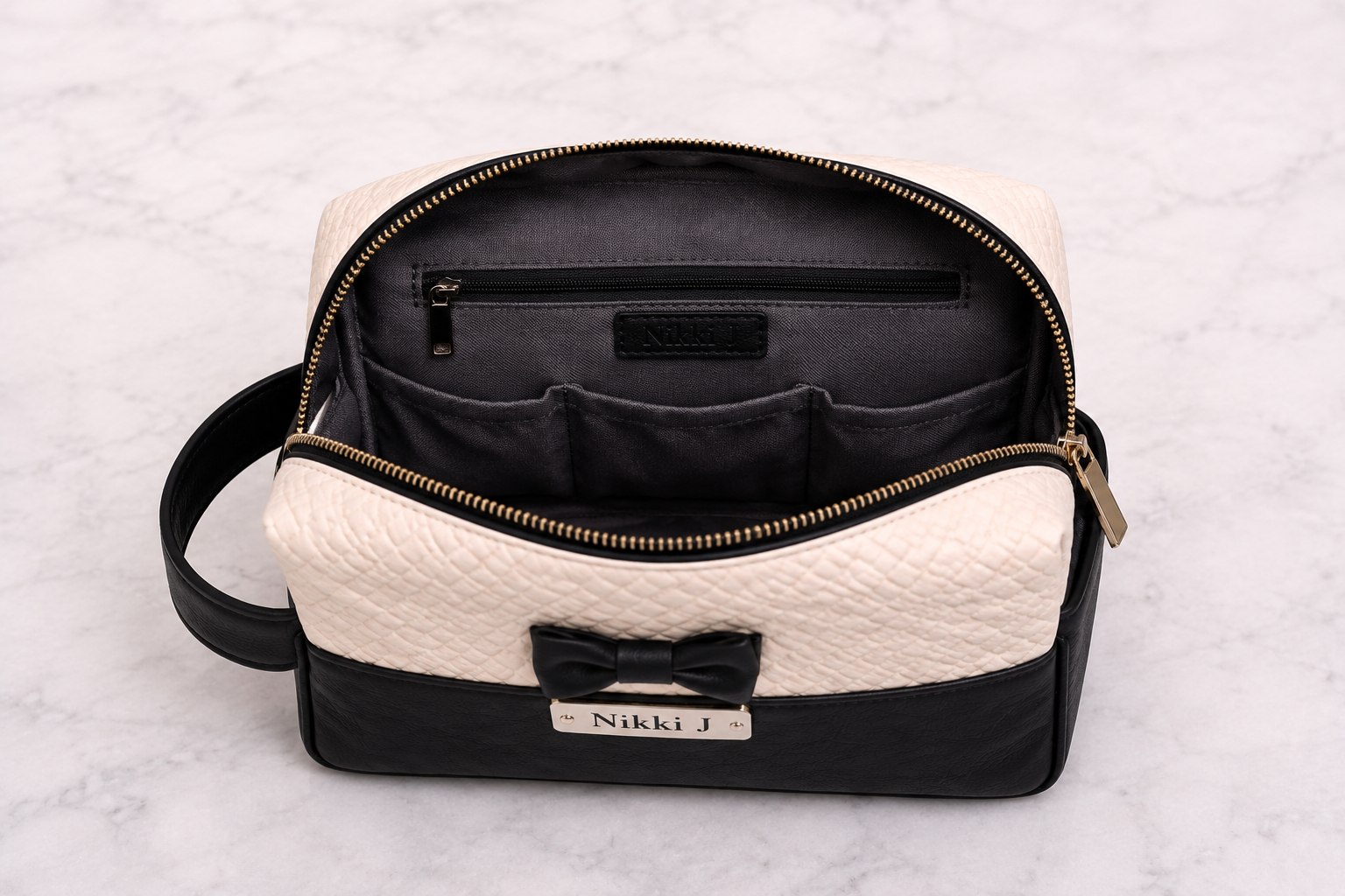 Nikki J Signature Tuxedo Dopp Kit