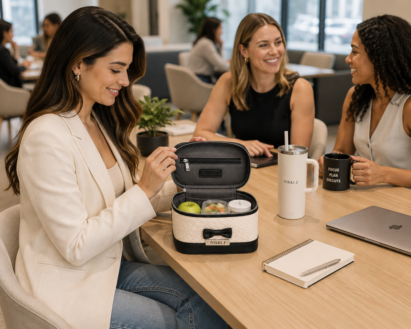 Nikki J Signature Tuxedo Lunch Bag