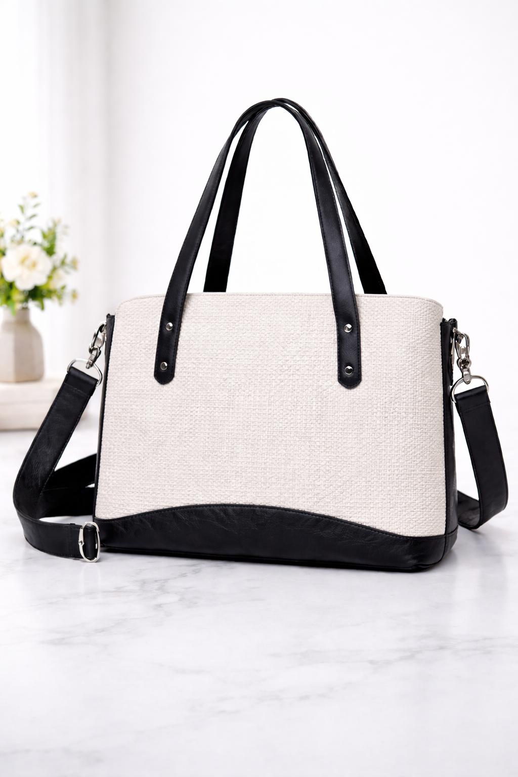 The Tuxedo Tote